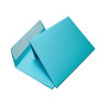 Конверты квадратные голубые C5 160x160, 120г/м2, лента