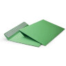 Конверты квадратные зеленые C5 160x160, 120г/м2, лента, 100 штук