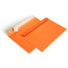 Конверты оранжевые C6 114x162, 120г/м2, лента, 100 штук