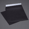 Конверты квадратные черные C5 160x160, 120г/м2, лента